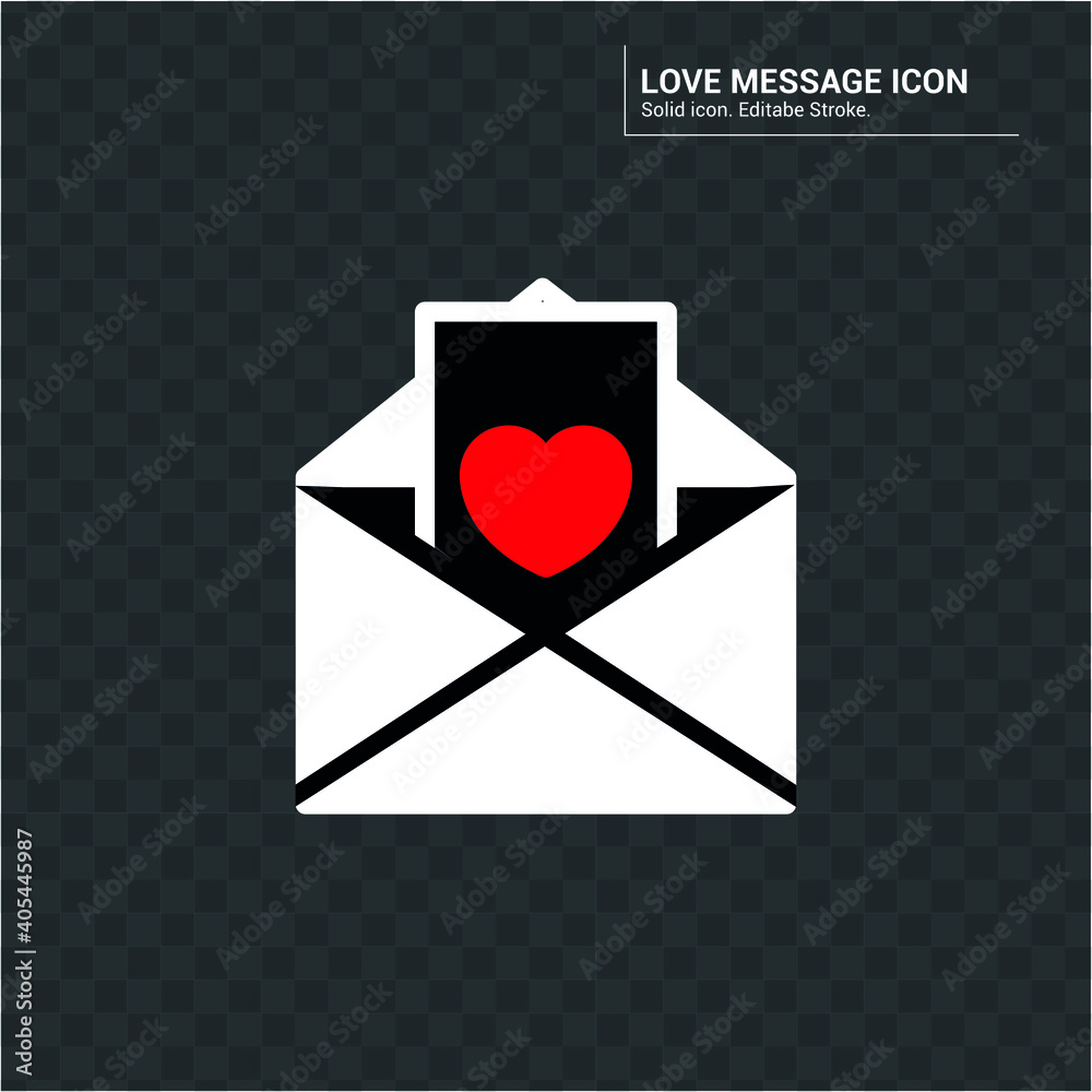 Icons for Valentine's day. Love icon. Icon of a love letter. Icons for Valentine's day. Love icon. Icon of a love letter.