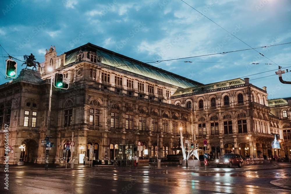 Edificio de la Opera en Viena