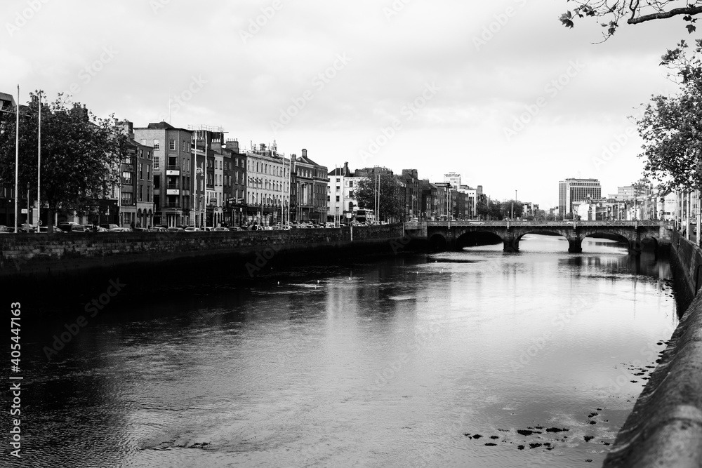 Rio Liffey en Dublin