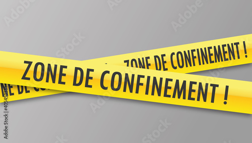 Logo zone de confinement.