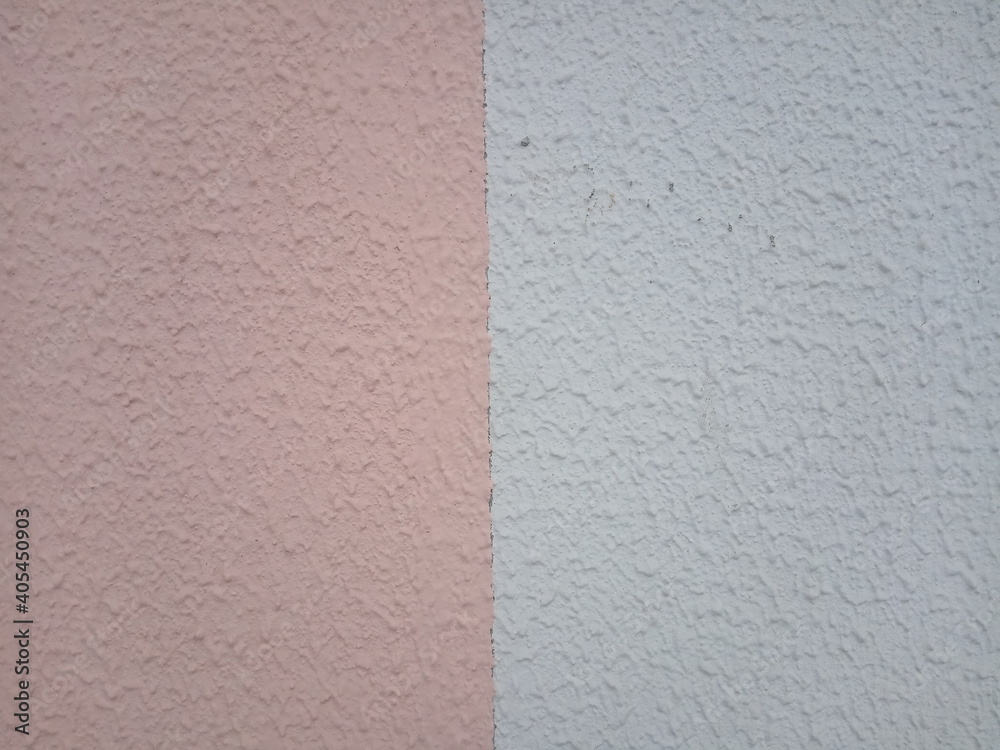 Fototapeta premium scarlet pink and gray paint old cracked concrete background, cement wall background 