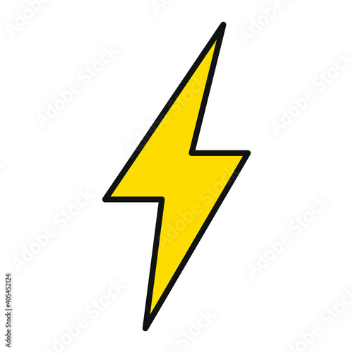 Free Download Thunder, electric power logo design element. Energy and thunder electricity symbol concept. Lightning bolt sign in the circle. Flash emblem template. Vector illustration. - GFXLoad