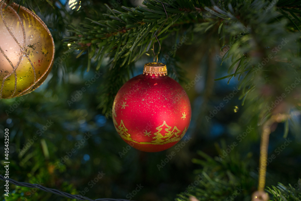 Obraz premium Weihnachtsbaumschmuck