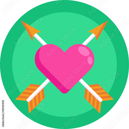 Heart Icon. Love Icon. Valentines. Vectors. photo