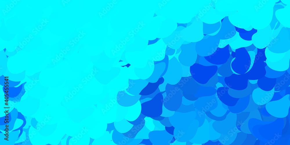 Light blue vector background with random forms. Light blue vector background with random forms.