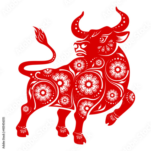 Chinese new year 2021 year of the ox. Happy chinese new year 2021, year of ox.