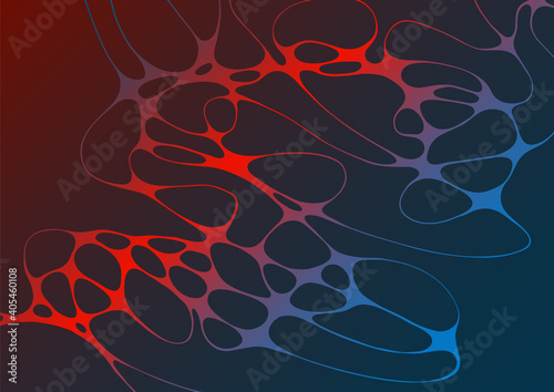 Abstract electromagnetic field fluid vector background.