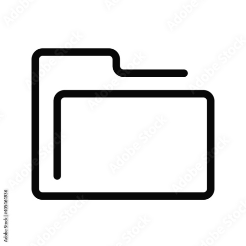 Folder icon/linear/vector