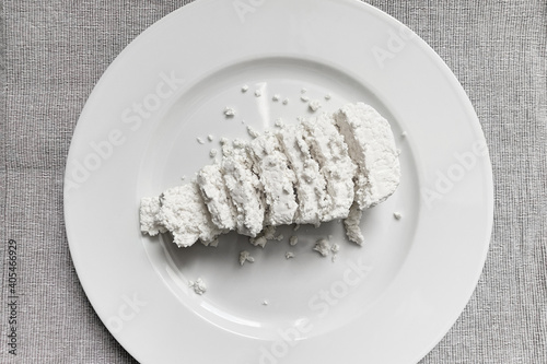 Fresh cottage cheese for a healthy protein breakfast.