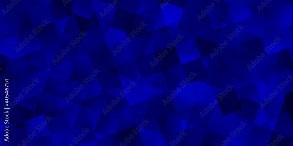 Light BLUE vector layout with rectangles, triangles.