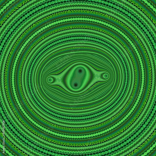 abstract shades of green image representing meadows fields and forests fractal designs