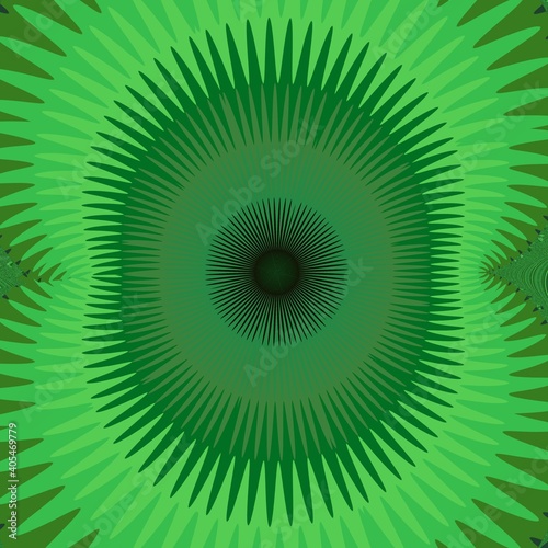 abstract shades of green image representing meadows fields and forests fractal designs