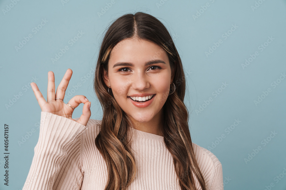 Lovely young girl wearing casual clothes Lovely young girl wearing casual clothes