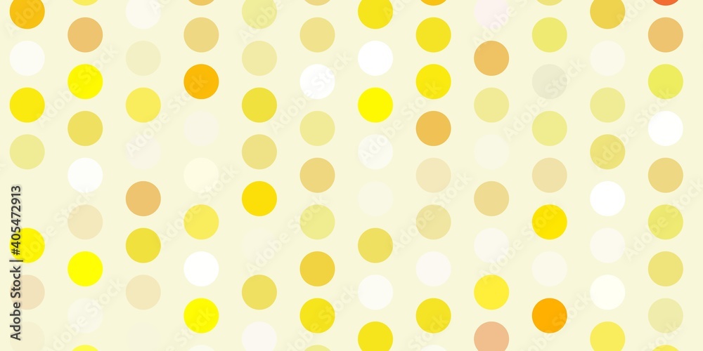 Light orange vector layout with circle shapes. Light orange vector layout with circle shapes.