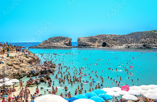 Schilderij op canvas The Blue Lagoon