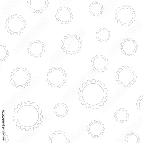 grey gears background- vector illustration