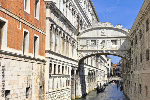 Bridge of Sighs in Venice, Italy