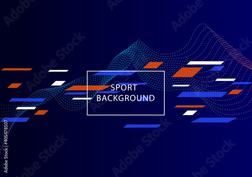 Sport background. Modern sport background for web site, wallpaper, poster, placard and ad. Useful for backdrop, cover, banner and print materials. Sporty background, vector illustration