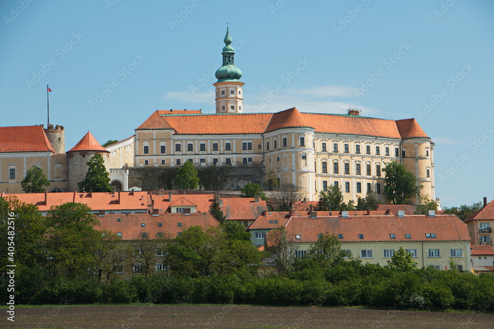 Castle of Mikulov, Moravia ,Czech republic, Europe
