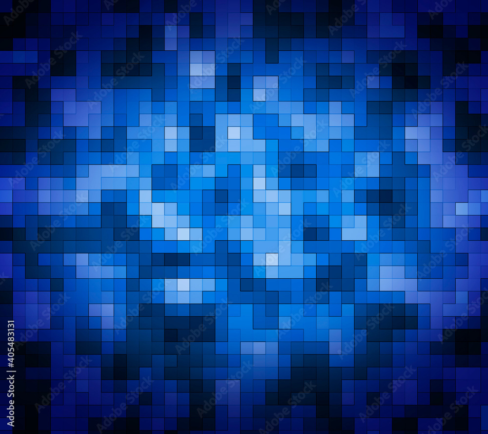 monochrome rectangle geometric blue abstract gradient  background