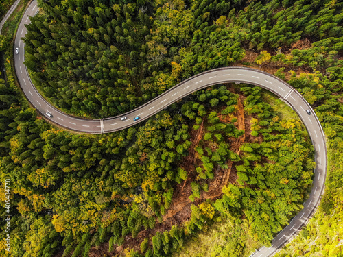 山岳道路
