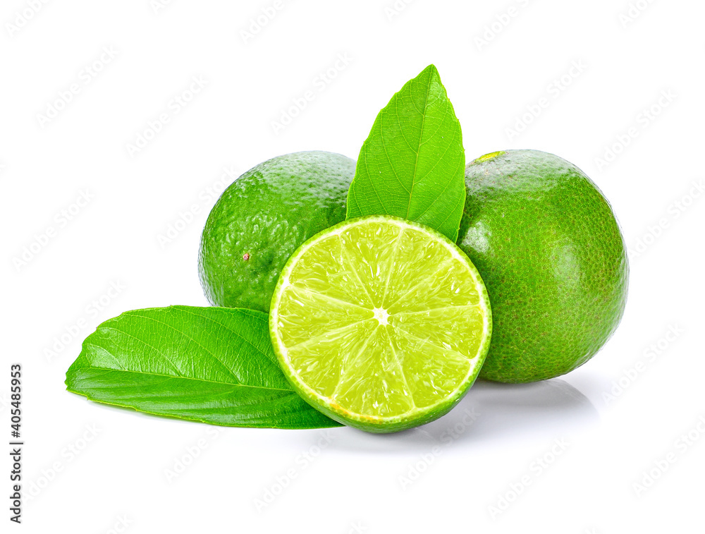 Lime isolated on white background Lime isolated on white background
