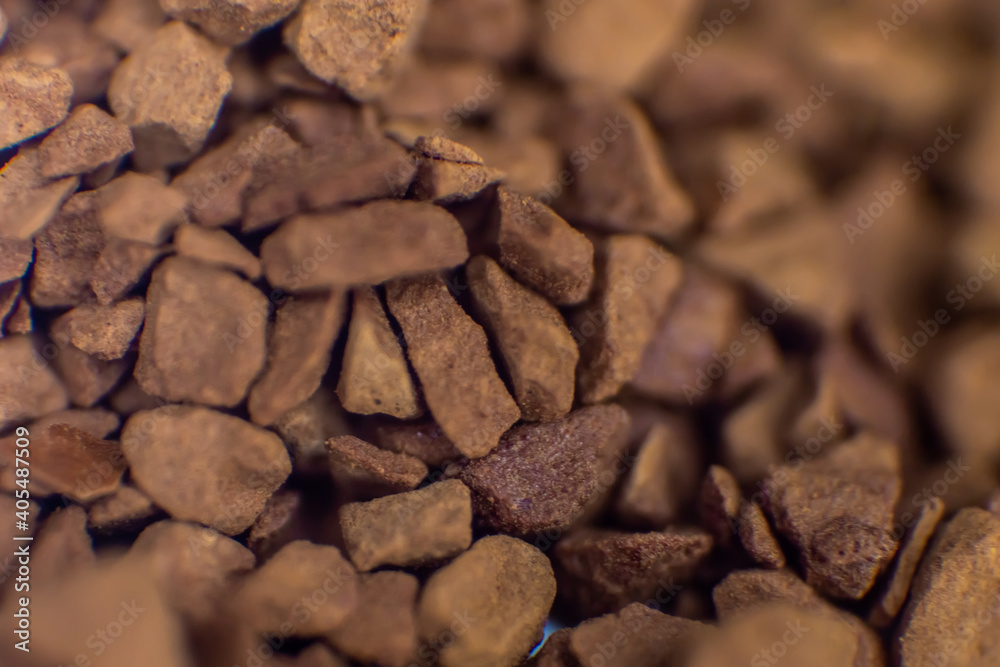 coffee granules close up coffee granules close up