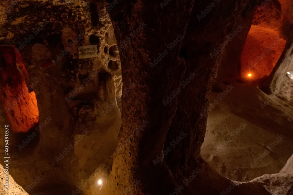 Major tourist attraction of Turkey underground city Kaymakli Major tourist attraction of Turkey underground city Kaymakli