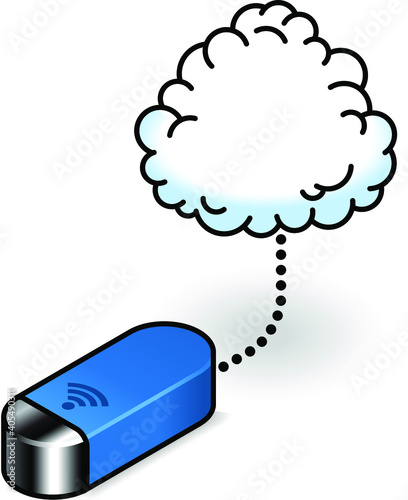 Connect to the cloud with a wifi dongle.