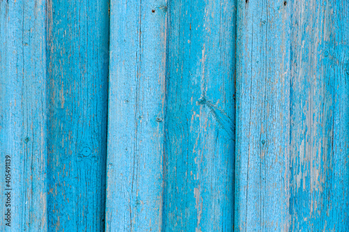 The surface of the blue fence for the background