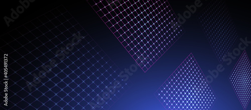 Abstract solar batteries tech geometric background, alternative energy electricity illustration.