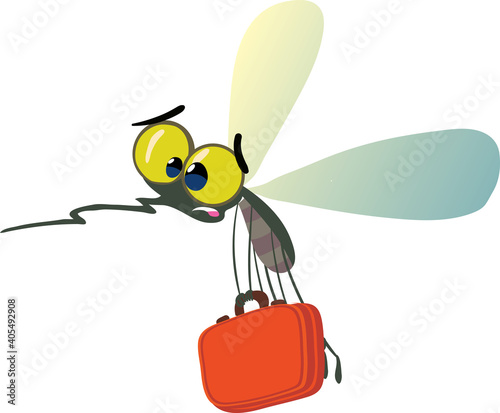 sad mosquito that must migrate