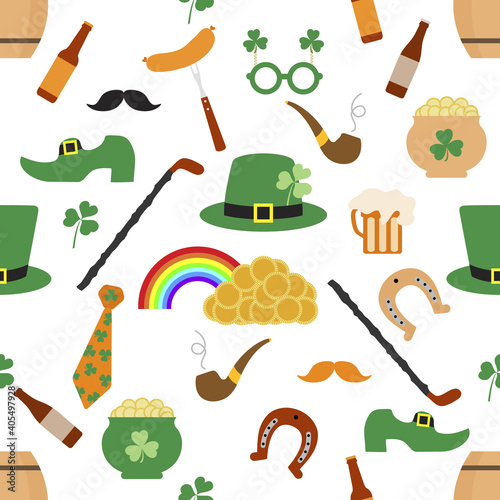 Vector Pattern St. Patrick's Day Ireland Irish
