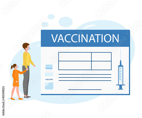 Vector People Vaccination Immunization Health Kid