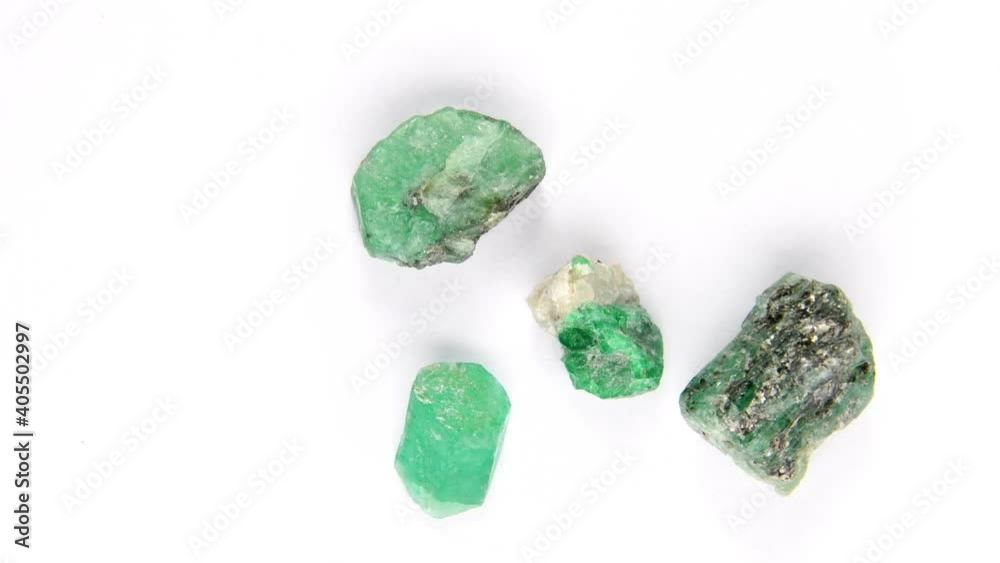 emeralds on a turn table emeralds on a turn table