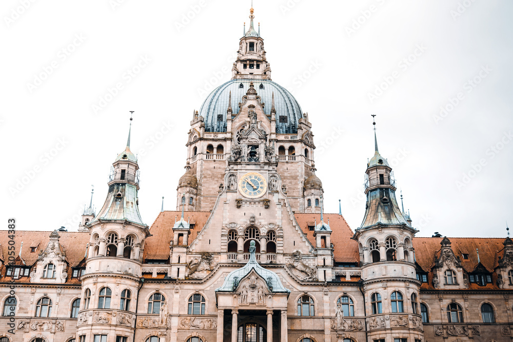 New town City hall in Hanover, Germany.