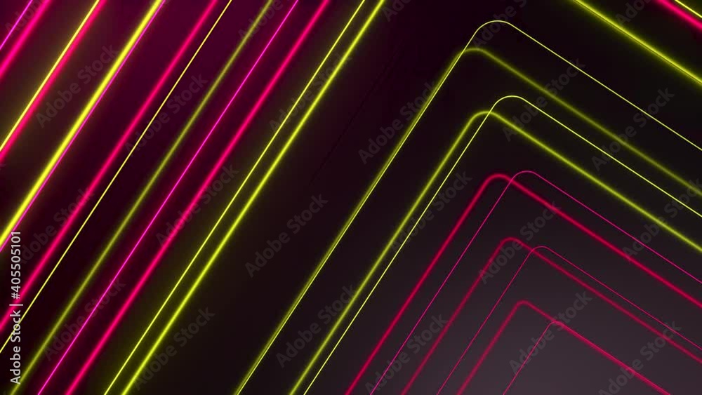 Red yellow glowing neon lines abstract tech futuristic motion background. Seamless looping 3d animation Ultra HD 4K Red yellow glowing neon lines abstract tech futuristic motion background. Seamless looping 3d animation Ultra HD 4K