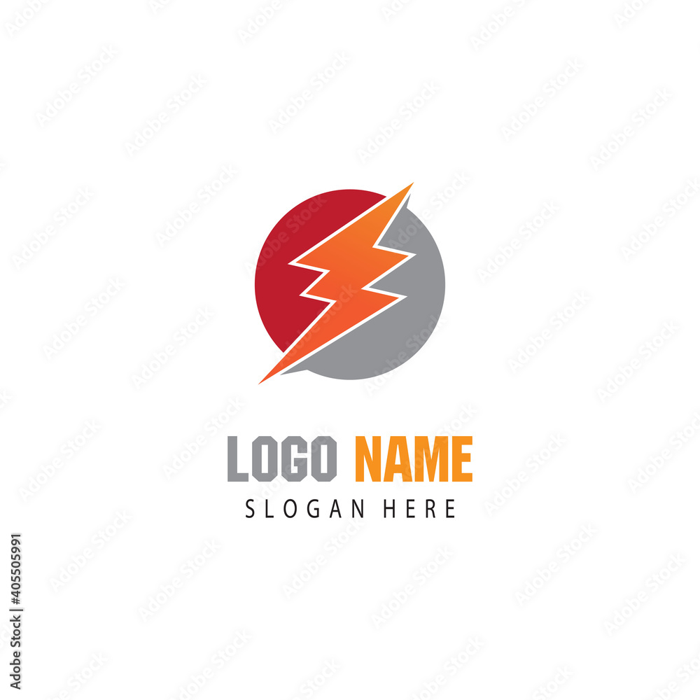 Lightning Logo Template vector symbol Lightning Logo Template vector symbol