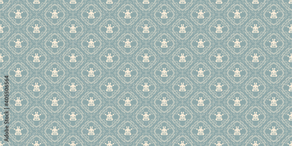 Decorative background pattern in retro style. Seamless wallpaper texture. Vector image Decorative background pattern in retro style. Seamless wallpaper texture. Vector image
