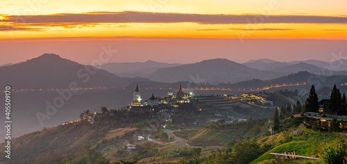 sunrise over the mountains
