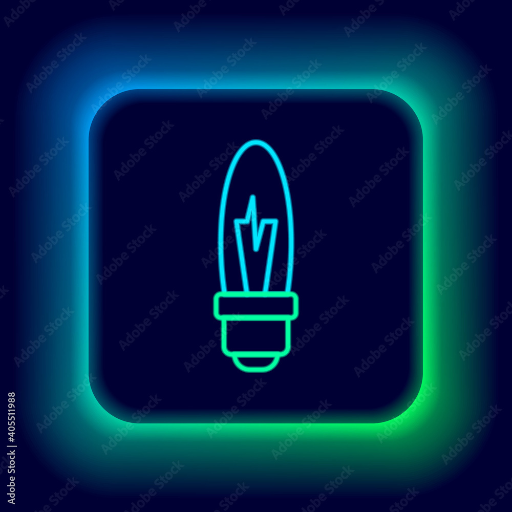 Glowing neon line Light bulb with concept of idea icon isolated on black background. Energy and idea symbol. Inspiration concept. Colorful outline concept. Vector. Glowing neon line Light bulb with concept of idea icon isolated on black background. Energy and idea symbol. Inspiration concept. Colorful outline concept. Vector.