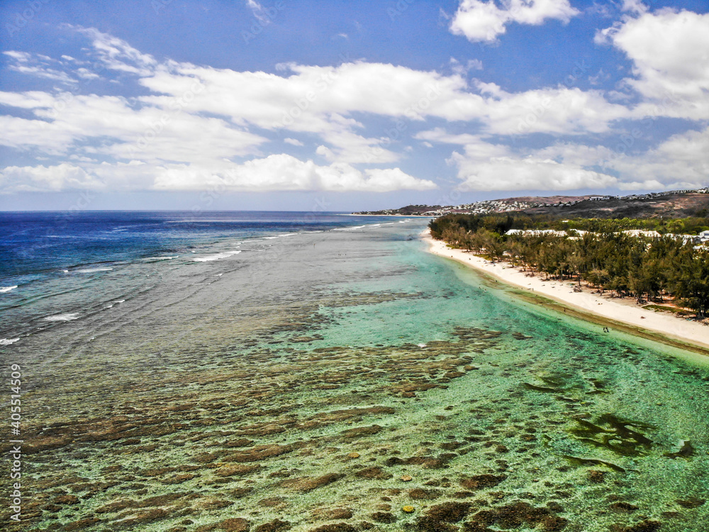 Fototapeta premium Lagon de l'Hermitage