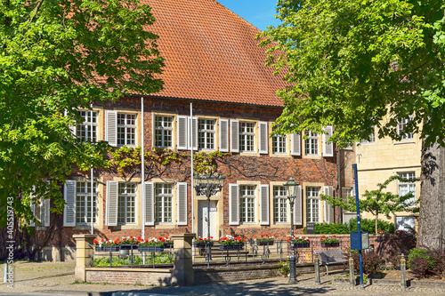 Rathaus und Gemeindeverwaltung in Nottuln, Nordrhein-Westfalen, Münsterlansd