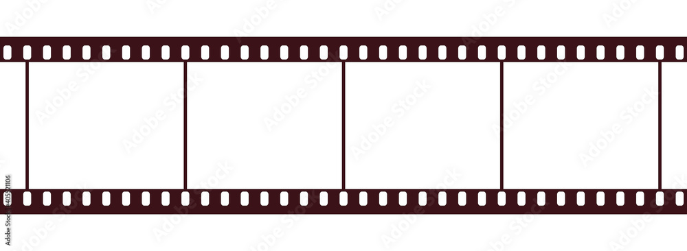 バナー、アイキャッチ画像に使えるセピアカラーの映画フィルム