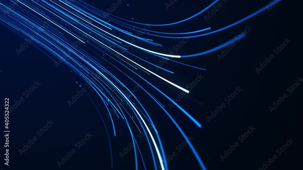 Digital Data transfer in network and internet Animation Background, technology and futuristic concept, Digital technology,Social network connections,Fast Connecting on the internet Concept background.