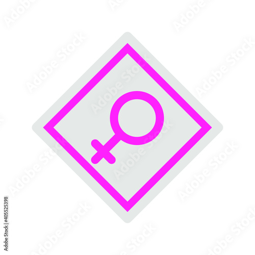 Women's Day sign Design. vector illustration