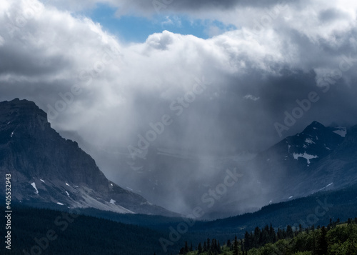 Moody Valley in Glacier National Park © Carter