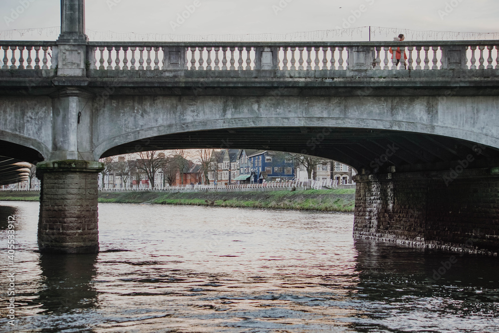 Bridge, Taff River, Norwegian Church Arts Centre Bridge, Taff River, Norwegian Church Arts Centre