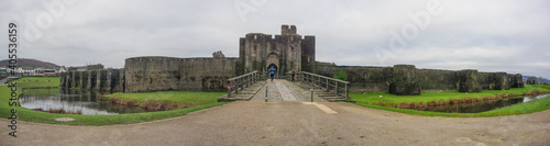 Caerphilly Castle, Wales, December 2018