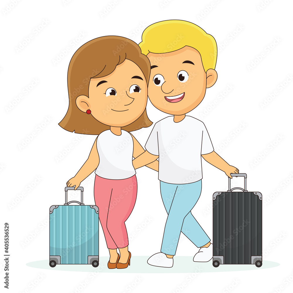 Happy Valentine Day,Young happy couple has romantic honeymoon trip Happy Valentine Day,Young happy couple has romantic honeymoon trip